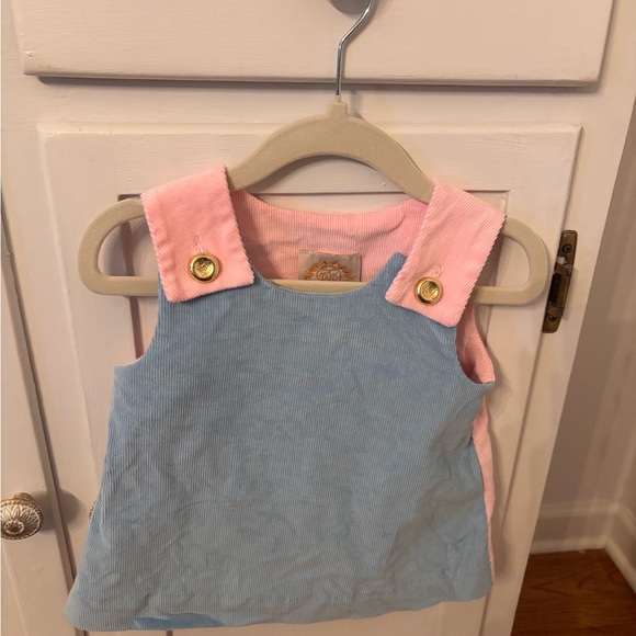 The Beaufort Bonnet Company Other - The Beaufort Bonnet Company Pink and Blue Jumper Dress